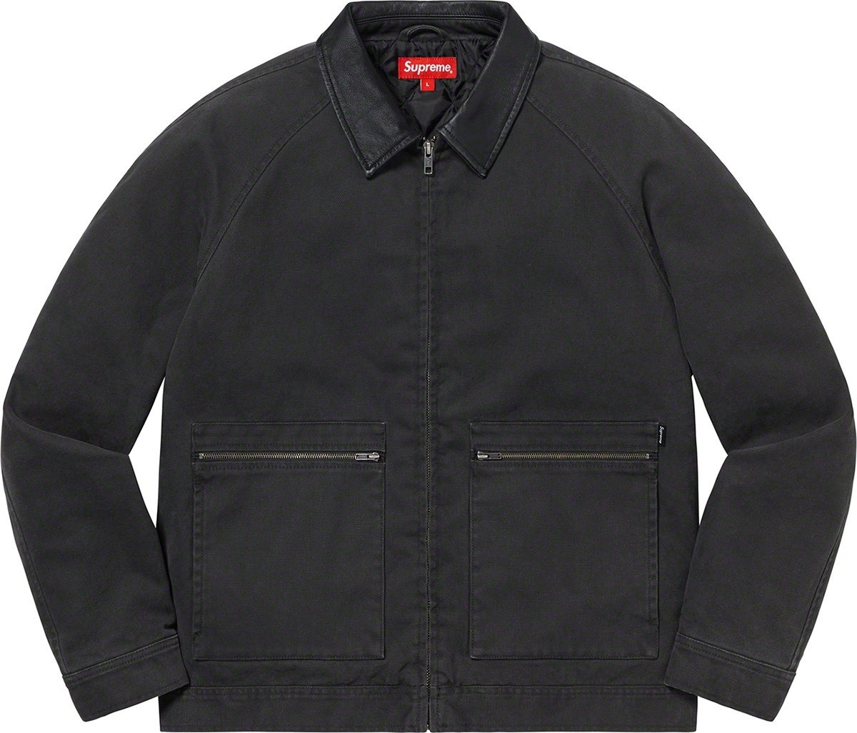 Leather Collar Work Jacket view 16